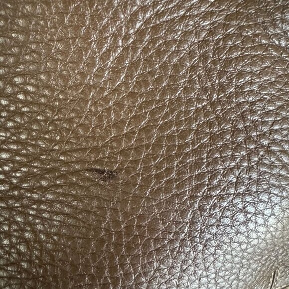 COLE HAAN Village Tri Color H05 Pebbled Leather Trapeze Large Hobo Shoulder Bag - Picture 11 of 17